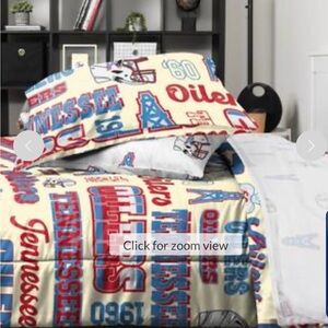 NFL Retro Tennessee Oilers Twin Bedding Set